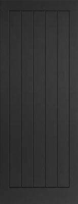Internal Cottage Black Pre-Finished FD30 44mm Fire Door