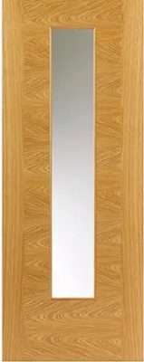 Internal Ostria Oak Pre-Finished (CLEAR GLASS) Door