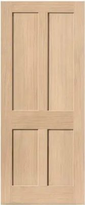 Internal Oak Rushmore Un-Finished Door FD30 44mm Fire Door