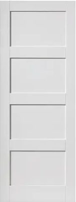 Internal Montserrat White Primed Door