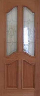 External Hardwood Richelieu Star Zinc Lead Door, also Brass Lead Available