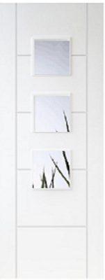 Internal White Primed Trend/Vancouver 3 Light (UN-GLAZED) 44mm Door