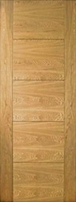 Internal Oak 5 Panel V Groove Pre-Finished Solid Core