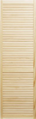 Wooden Open Louvre Doors