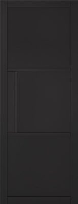 Internal Tribeca 3P Black Pre-Finished Solid Core Door - LPD