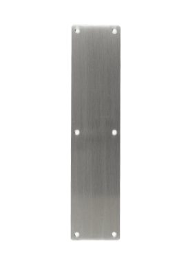 Internal Push Plate Satin Stainless Steel