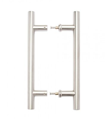 Internal Guardsman Pull Handle Satin Steel 22mm