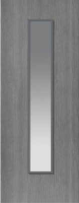 Internal Pintado Grey (CLEAR GLASS) Painted Door