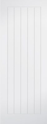 Internal White Primed Miami Solid Core Door