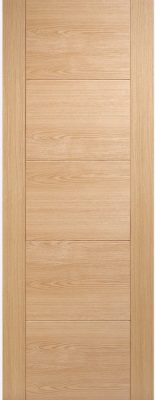 Internal Oak Trend Solid Channel Groove Pre-Finished (44mm Thick) Door
