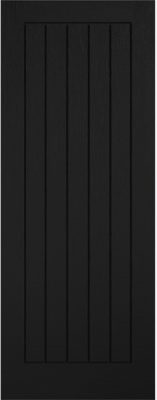 Internal Black Oak Mexicano Pre-Finished Solid Core Door