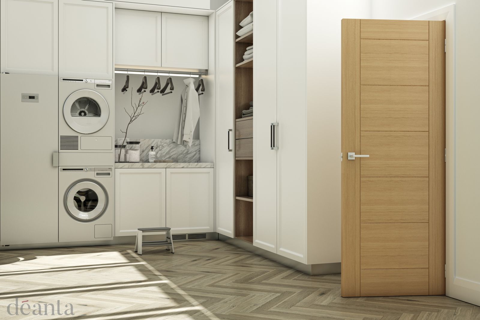 Internal Oak Seville 44mm FD30 Pre-Finished Fire Door - Image 2