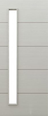Internal Pre Finished Light Grey Ash with Horizontal Inlays D06 Glazed FD30 44mm Fire Door