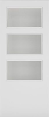 Internal Flush White Primed Glazed 03 FD30 44mm Fire Door