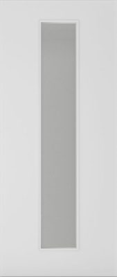 Internal Flush White Primed Glazed 10 FD30 44mm Fire Door