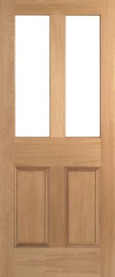 Internal Oak Malton Un-glazed (NO GLASS) Un-Finished Door