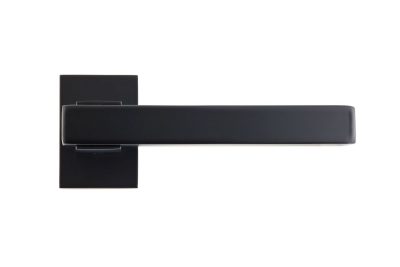 Internal Argo Matt Black Lever on Rose Door Handle (Per Pair)