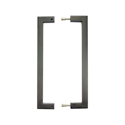 Internal Matt Black Urban Tube Pull Handle (Pair)