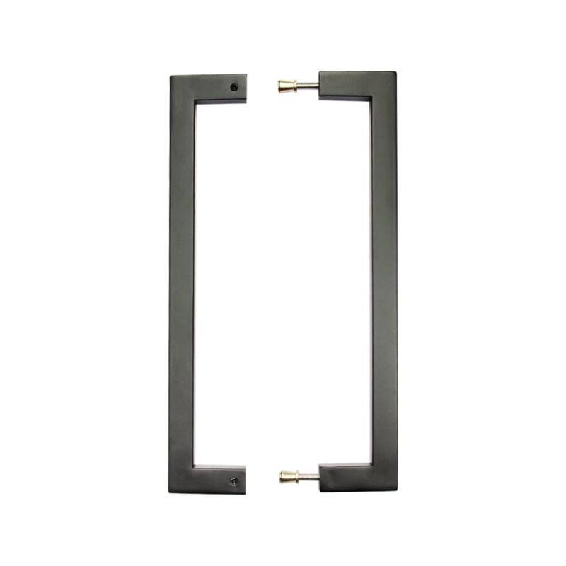Internal Matt Black Urban Tube Pull Handle (Pair)