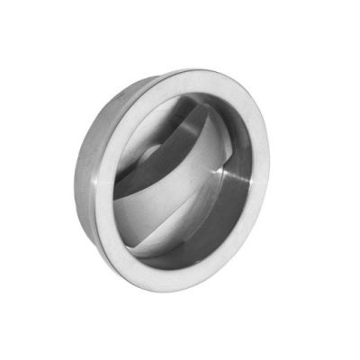 Internal Aries Pocket Door Privacy Handle Satin Chrome