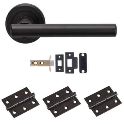 Internal Handle Pack Matt Black (Suitable for 35mm & 40mm internal doors)