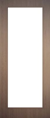 External/Internal Lipped Timber Blank (CLEAR GLASS) 19G FD30 44mm Fire Door - MB