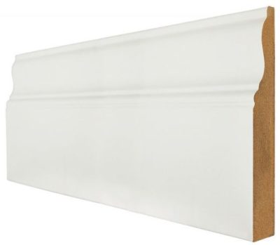 White Ferrol Skirting Pack - Primed - LPD