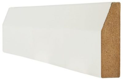 White Chamfered Architrave - Primed - LPD