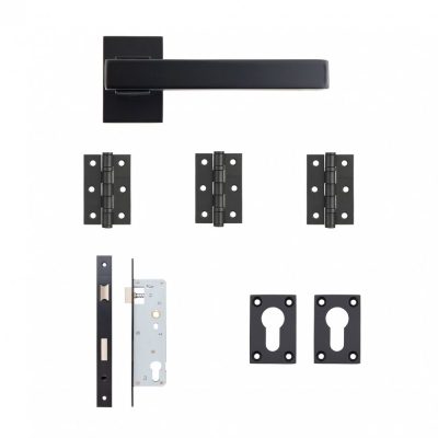 Internal Argo Matt Black Slim Sash Lock Kit