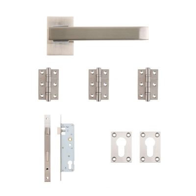 Internal Argo Satin Nickel Chrome Slim Sash Lock Kit