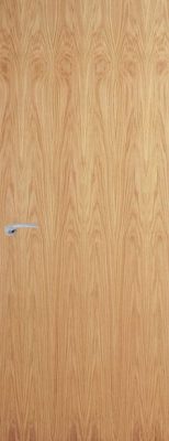 Internal White Oak Veneer Flush Pre-Finished Fire Door FD60 54mm Fire Door