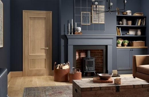 Internal Oak Murcia Pre-Finished FD30 44mm Fire Door - Image 2