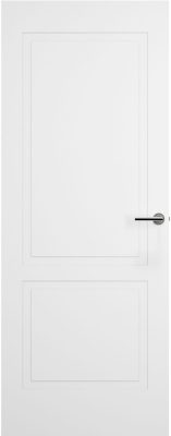Internal White Primed Shallow Embossed 2 Panel FD60 54mm Fire Door