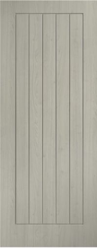 Light Grey Pre-Finished Laminate Cottage FD30 44mm Fire Door