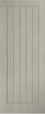 Light Grey Pre-Finished Laminate Cottage Semi Solid Core Door