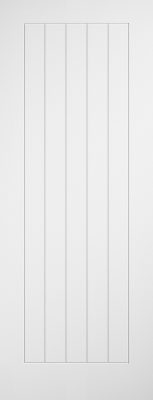 Internal White Pre-Finished Laminate Cottage Semi Solid Core Door