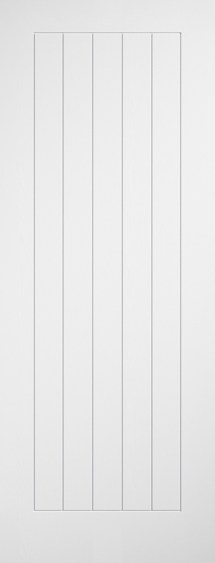 Internal White Pre-Finished Laminate Cottage Semi Solid Core Door