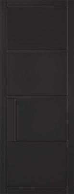 Internal Chelsea Black Pre-Finished Door - LPD
