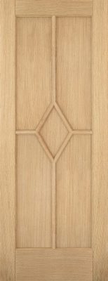 Internal Reims 5P Oak Pre-Finished FD30 44mm Fire Door
