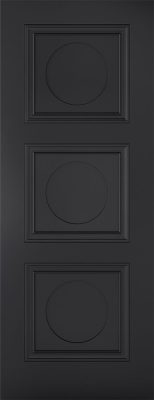 Internal Antwerp Black Primed FD30 44mm Fire Door
