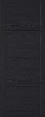 Internal Dark Charcoal Pre-Finished Grained/Textured Soho Solid Core Door - LPD