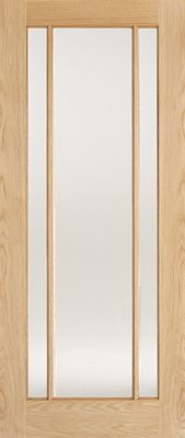 Internal Oak Lincoln (CLEAR GLASS) Pre-Finished Door