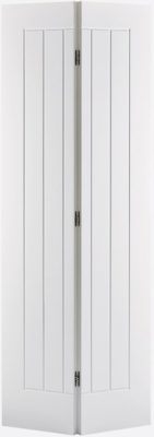 Internal White Primed Mexicano Bi-fold Door