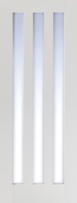 Internal White Primed Utah (CLEAR GLASS) Solid Core
