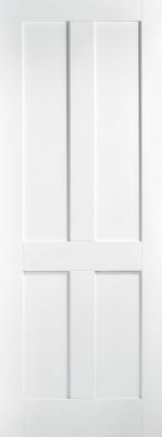 Internal White Primed London Solid Core Door