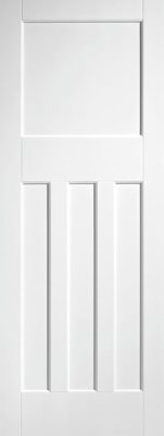 Internal White Primed DX 30s Style Solid Core Door