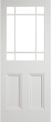 Internal White Primed Downham Un-glazed (NO GLASS) Door