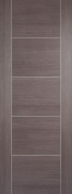 Laminate Medium Grey Vancouver Pre-Finished FD30 44mm Fire Door