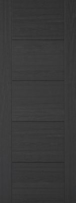 Internal Vancouver Laminate Black Ash Pre-Finished Door - LPD