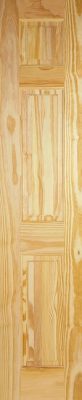 Clear Pine 3 Panel Half Door  - Solid Core - LPD